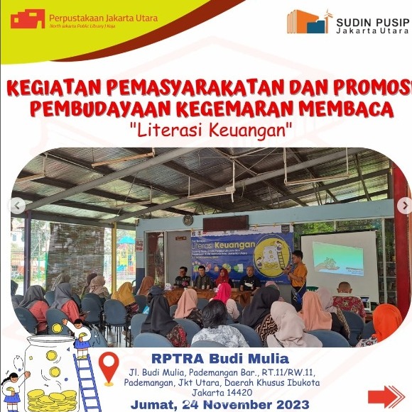 Yuk Belajar Literasi Keuangan Bareng Sudin Pusip Jakarta Utara